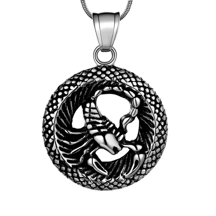 Collier pendentif zodiaque scorpion pour hommes et femmes, signe d’étoile, Constellation, bijoux pour femmes, garçons et filles, cadeau d’anniversaire