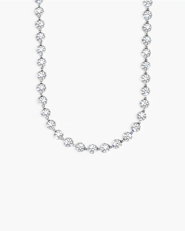 Collier Riviere Taille Rose