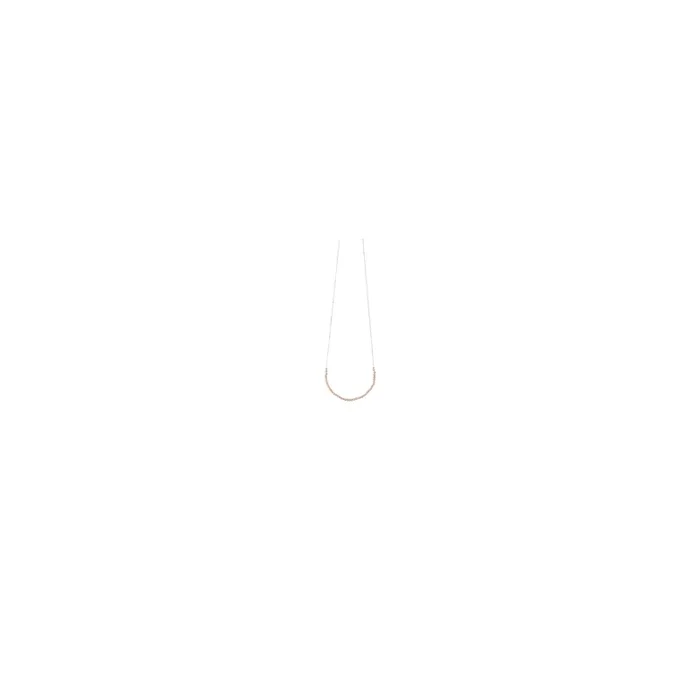 Collier Rock My Pearls en or blanc et perles roses PP-RO-002 – Lepage