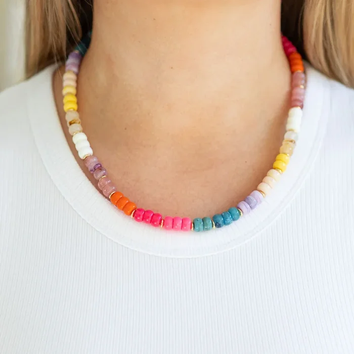 Colorful Staple Necklace