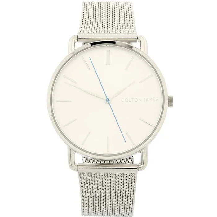 Colton James Eclipse Classic White Dial Silver Womans Watch