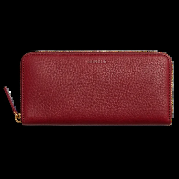 Continental Zip Wallet – Ruby