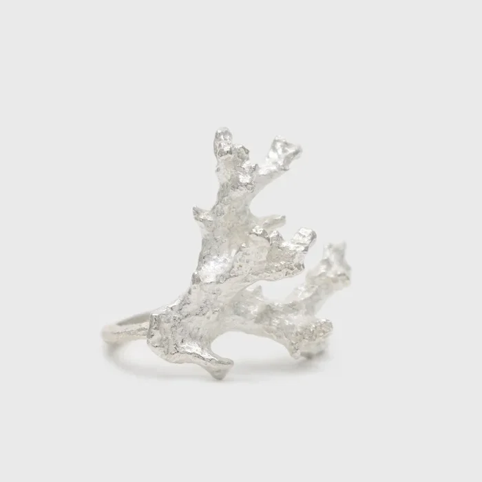 Coral Oversized Ring