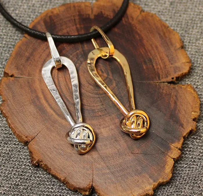 Crucian Knot Drop Pendant