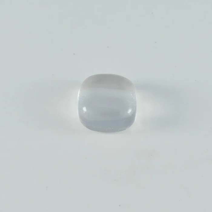 Crystal Quartz 10PC Tiny 4×4 MM Cushion Cabochon White Sparkling semi Precious Loose Gemstone
