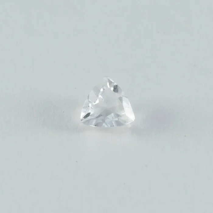 Crystal Quartz 1PC Chunky 13×13 MM Triangle Faceted White Natural Semi Precious Loose Gemstone
