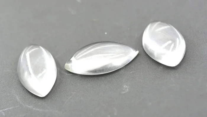 Crystal Quartz 1PC Medium 7×14 MM Marquise Cabochon White High-Quality semi Precious Loose Gems