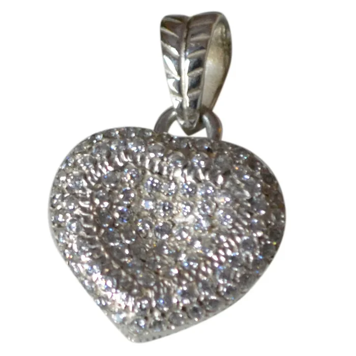 Crystal Quartz Featherlight African 925 Silver multiple Mia Luxurious White Pendant Jewelry