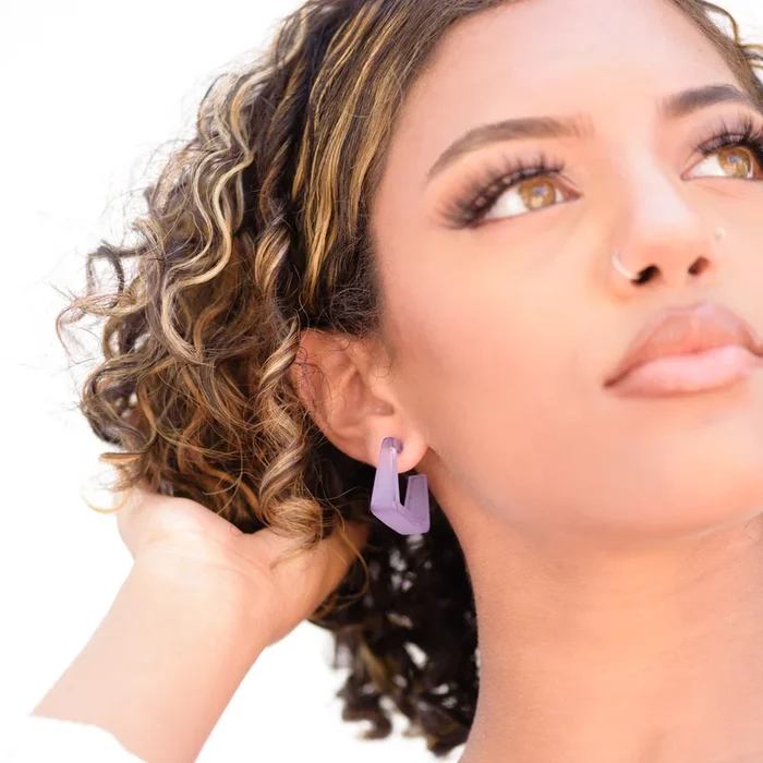 Cubist Hoop Earrings