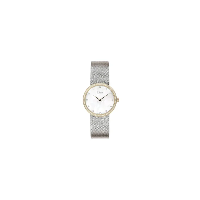 D de Dior Satine white mother-of-pearl watch CD043120M001 – Lepage