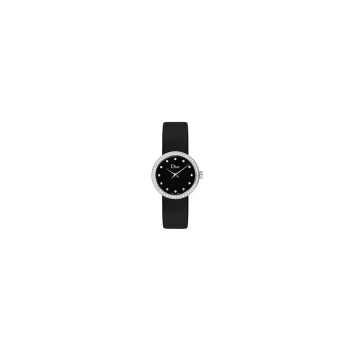 D de Dior steel watch with black satin 25 mm – Lepage