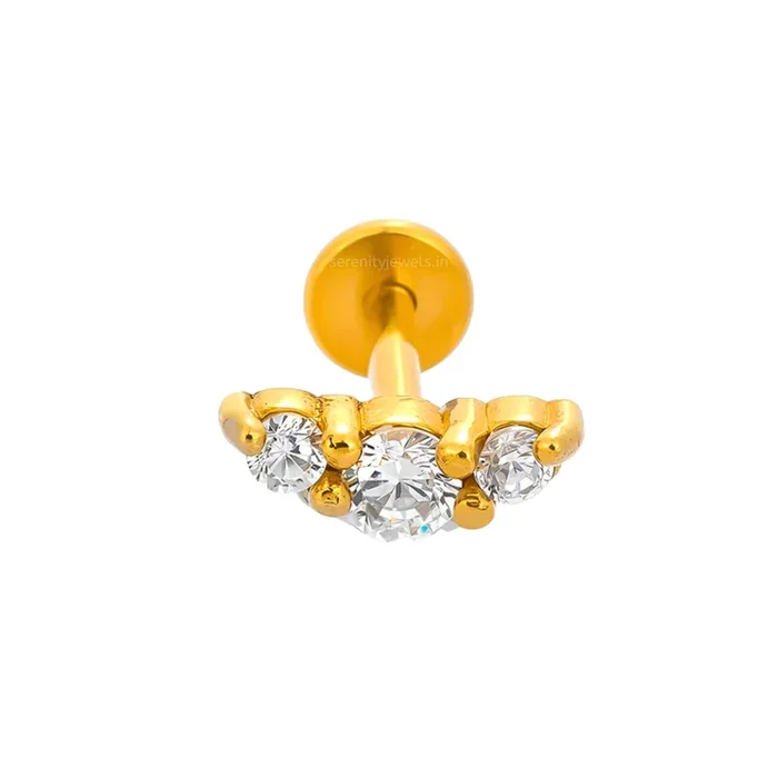 Dainty Dome Flat Studs – PAIR