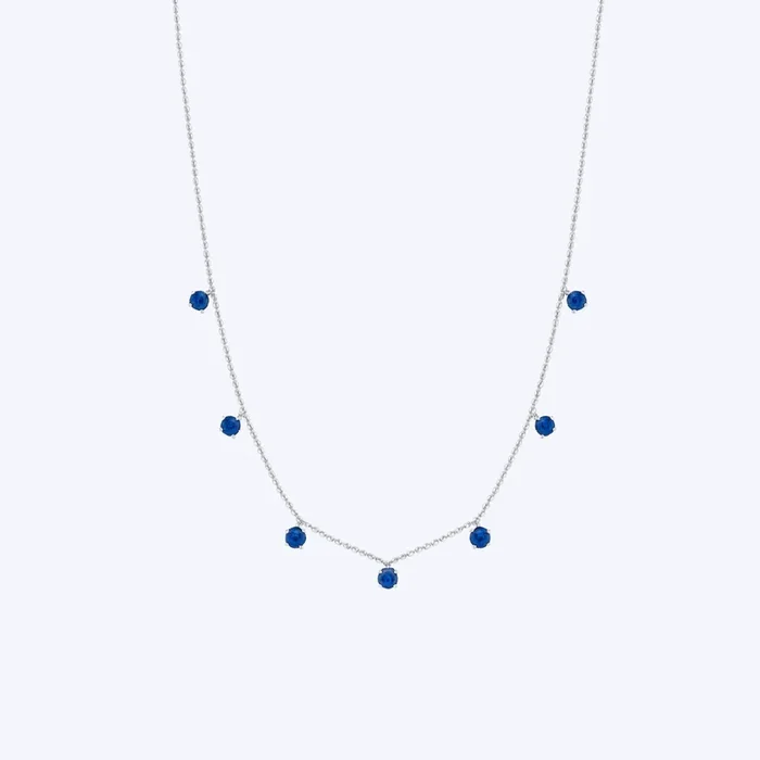 Dangle Sapphires Necklace