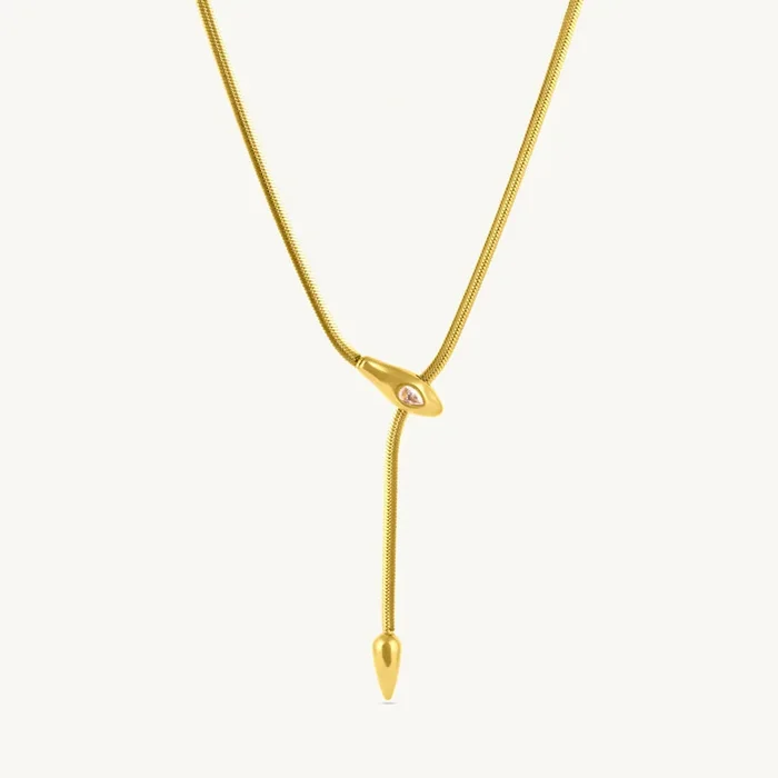 Dangle Snake Chain Necklace