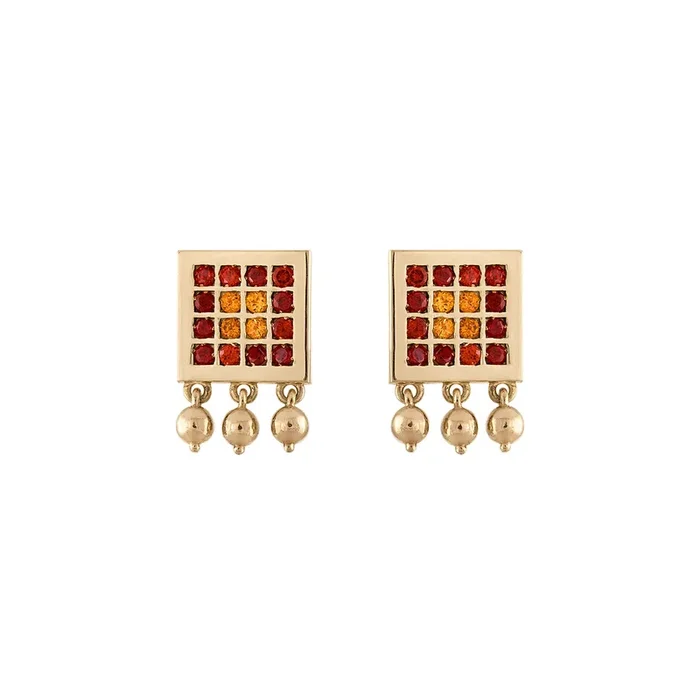 Dangle Square Earrings