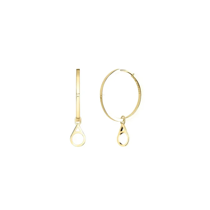Daphne hoop earrings in yellow gold | Lepage Jewelry