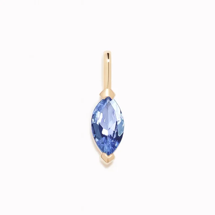 December Birthstone Pendant 14k Gold – Tanzanite