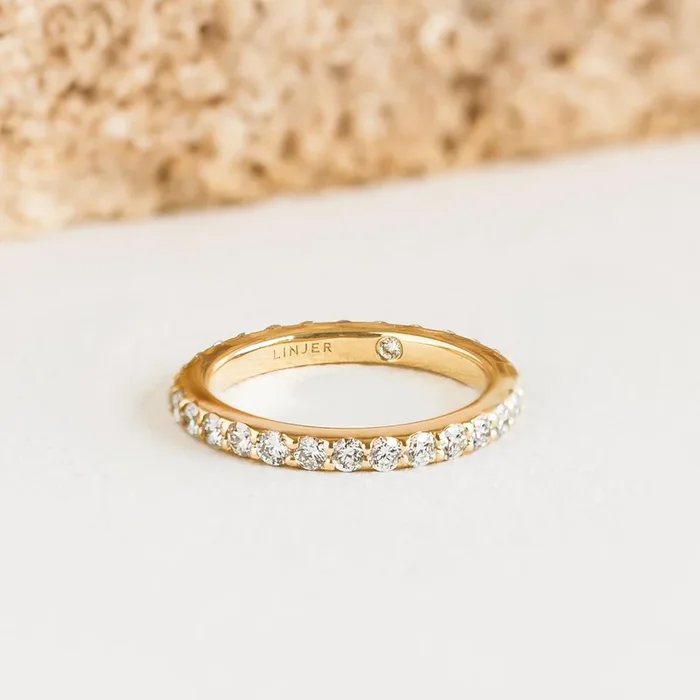 Diamond Eternity Ring 14k Gold – Illaria