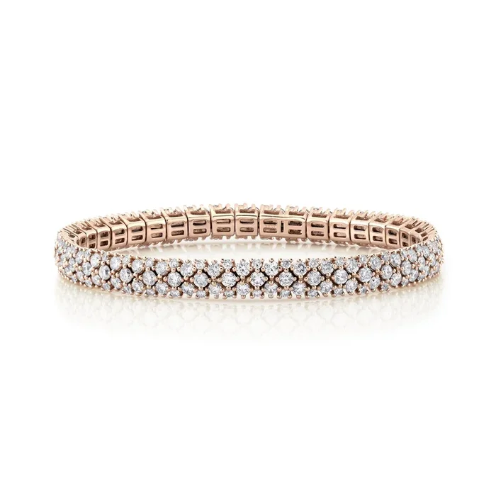 DIAMOND MESH STRETCH BRACELET, 7MM