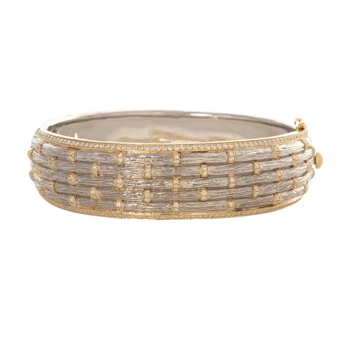 Diamond Sweetgrass Bangle 8″