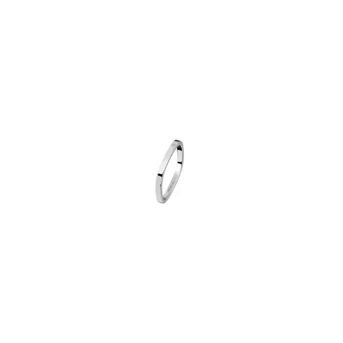 Dinh van 2 mm square wedding ring platinium – Lepage