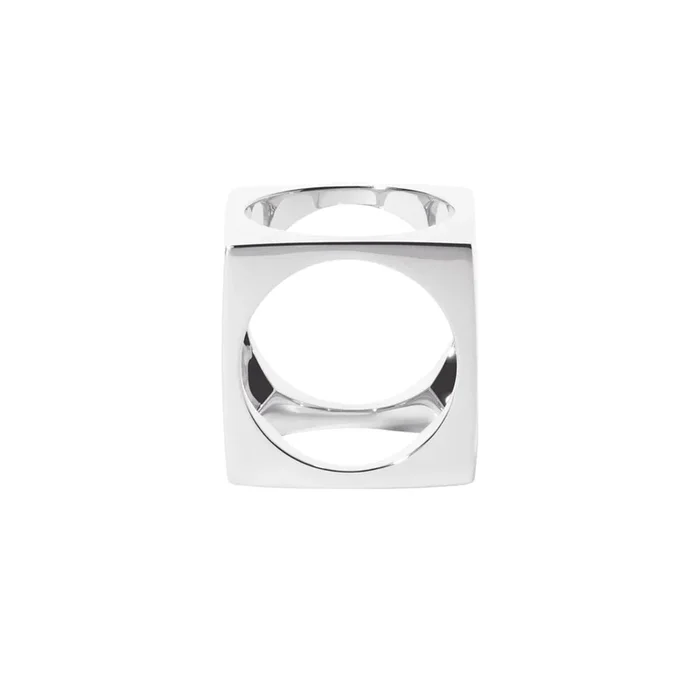 Dinh Van Le Pavé pendant/ring, large model, in 925 silver | LEPAGE