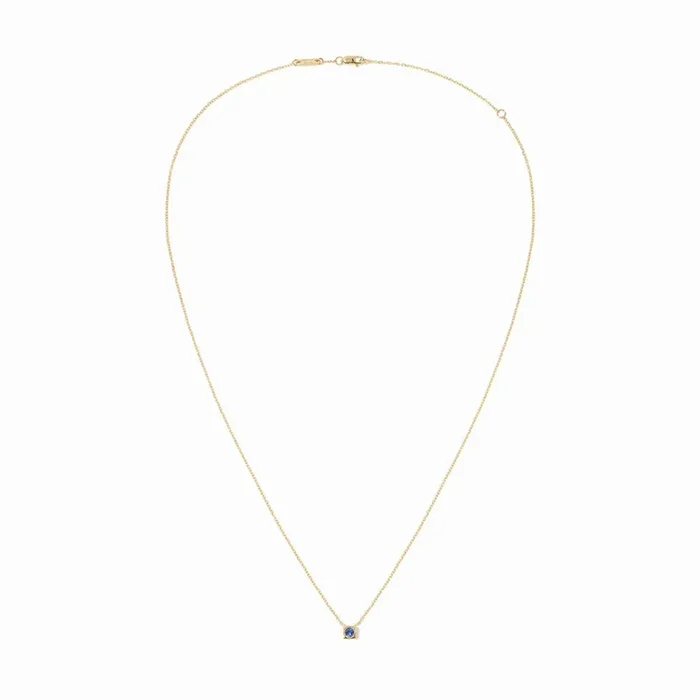 Dinh van necklace The Cube in yellow gold and blue sapphire – Lepage