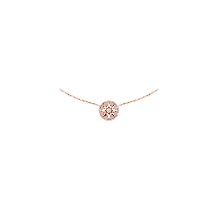 Dior Rose des Vents pink gold and opal necklace JRDV95007 – Lepage