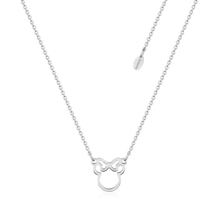 DISNEY Stainless Steel 47cm Minnie Mouse Ouline Necklace