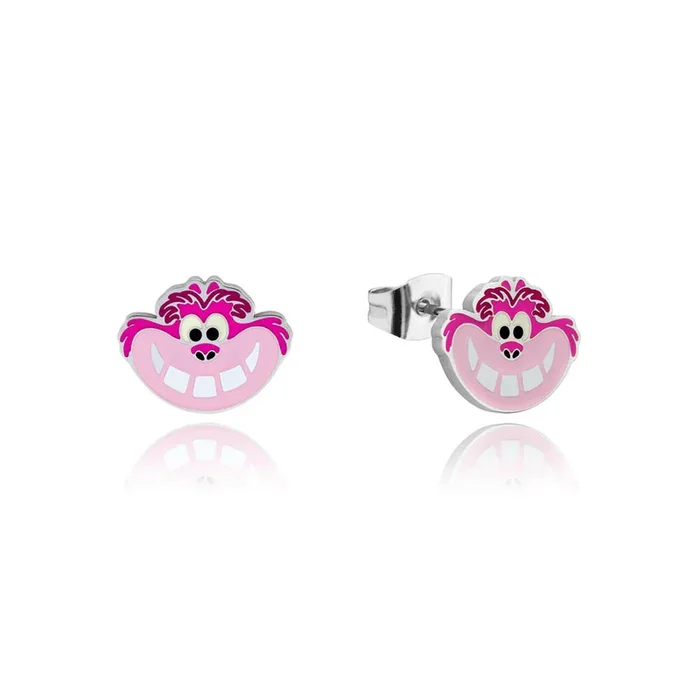 Disney Stainless Steel Cheshire Cat Stud Earrings