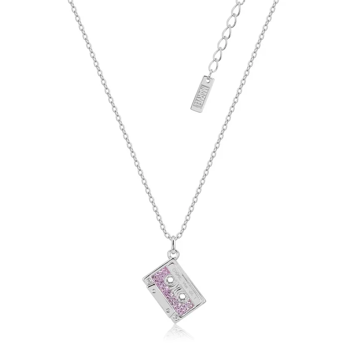 Disney Stainless Steel White Gold Plated Guardians Of The Galaxy Pendant 45cm Chain
