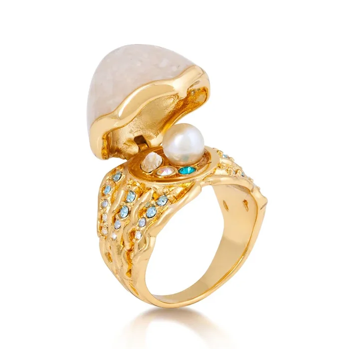 DISNEY The Little Mermaid Ariel Ring – Available Sizes: M/O/Q (NO RESIZE)