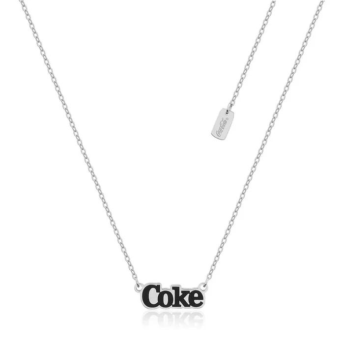 Disney White Gold Plated Stainless Steel Coke 45+7cm Diamond Cut Chain