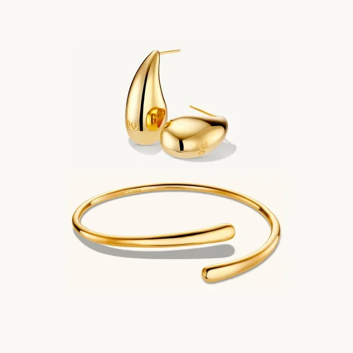Dome Matching Set Large in Gold