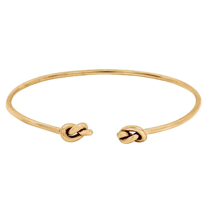 Double Knot Cuff in Bronze