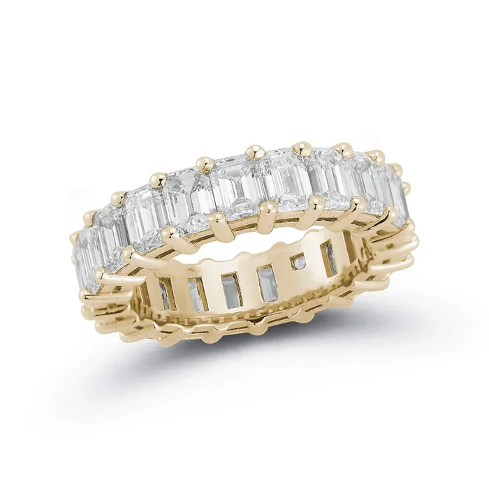 DRD 0.30 Ct. Emerald Cut Diamond Eternity Ring
