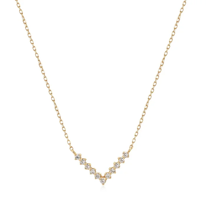 DREAM | Lab Grown Diamond Wishbone Necklace