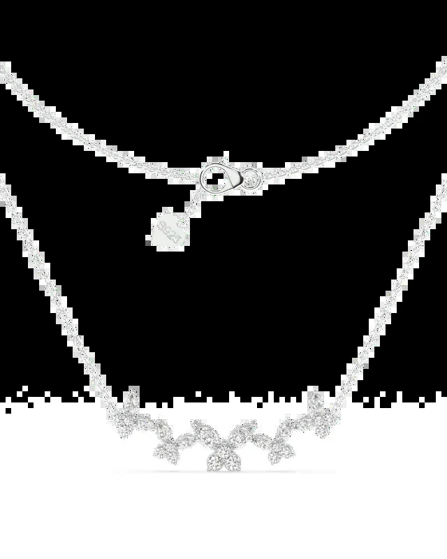 Dual Chain Butterfly Stacked Necklace