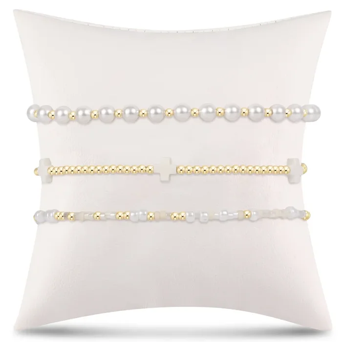e’s gift drawer stack – gold off-white