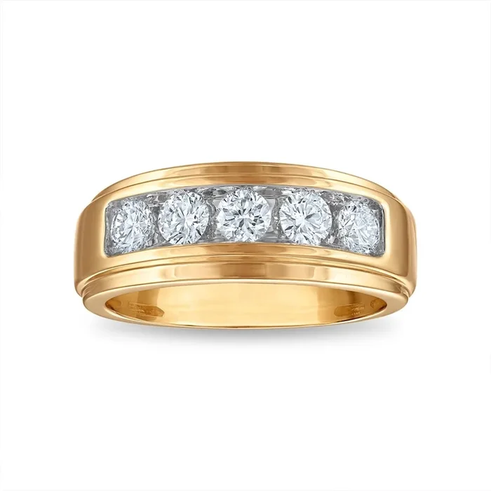EcoLove 1 CTW Lab Grown Diamond Wedding Ring in 10KT Yellow Gold