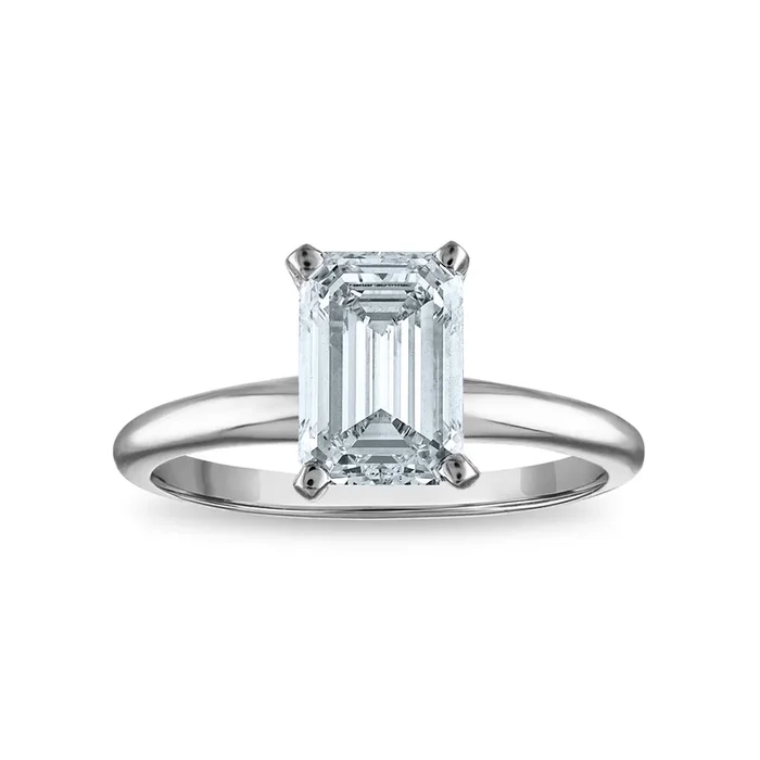 EcoLove 2 CTW Lab Grown Diamond Solitaire Ring in 14KT White Gold