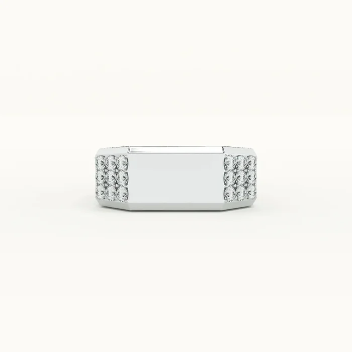 Edge of Eternity Men’s Ring – 925 Silver