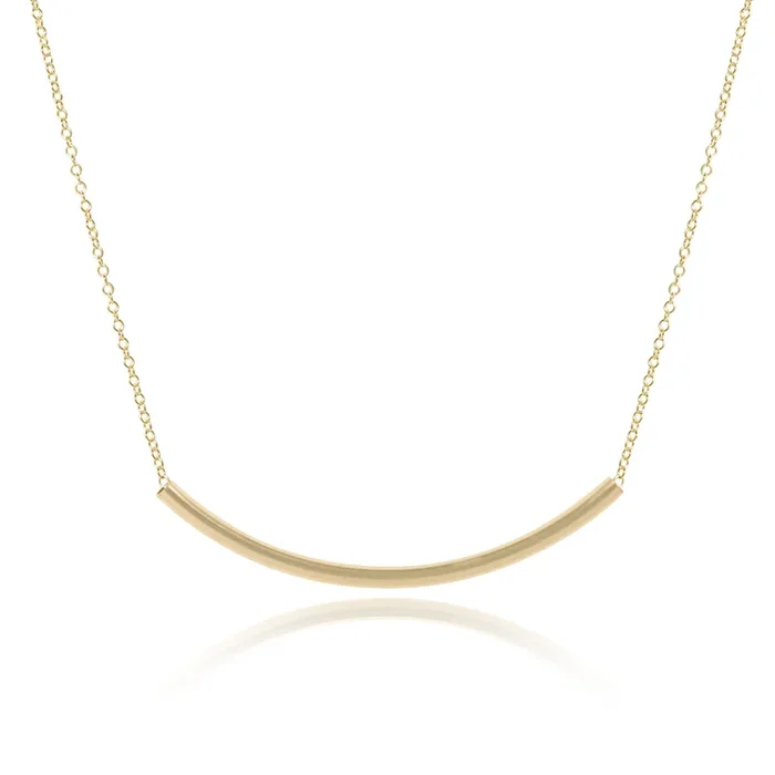 egirl 14″ Necklace Gold – Bliss Bar Small Gold
