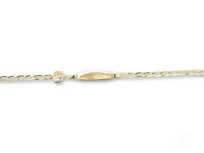 Elegant 18k gold kid’s bracelet with heart motif and spring ring lock