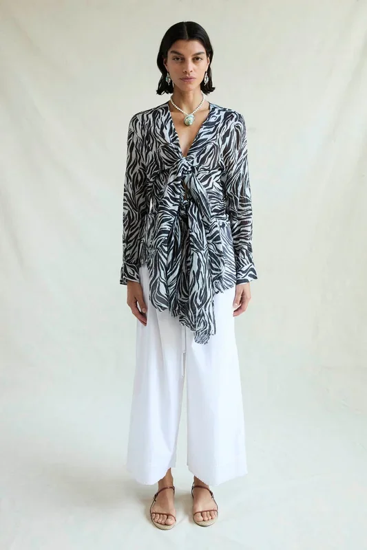 Elena Blouse Zebra