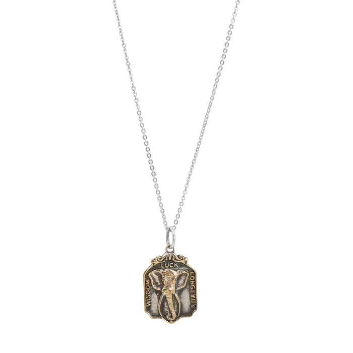 Elephant Saint Necklace: Wisdom | Luck | Longevity – FINAL SALE