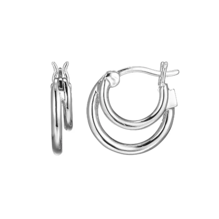 Elle “Simpatico” Double Hoop Earrings