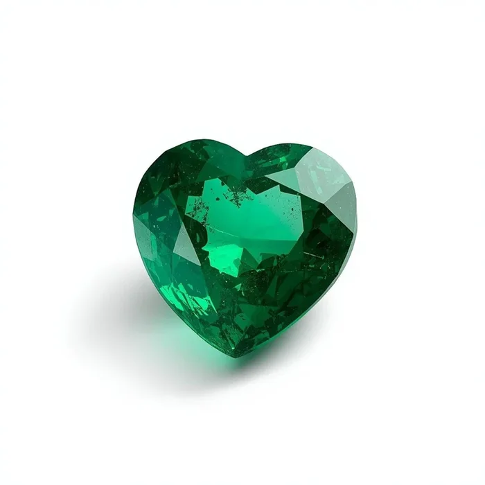 Emerald 10PC Tiny 3×3 MM Heart Faceted Green Fiery Precious Gems