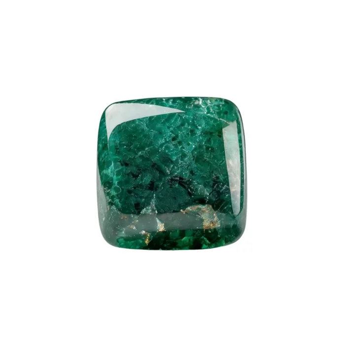 Emerald 10PC Tiny 4×4 MM Square Cabochon Green High-Quality Precious Precious Gemstone
