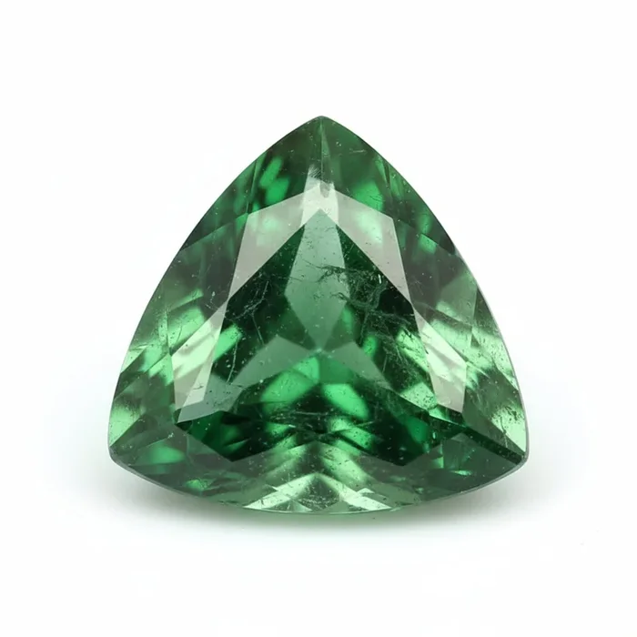 Emerald 1PC Small 7×7 MM Triangle Faceted Green Splendid Precious Gems